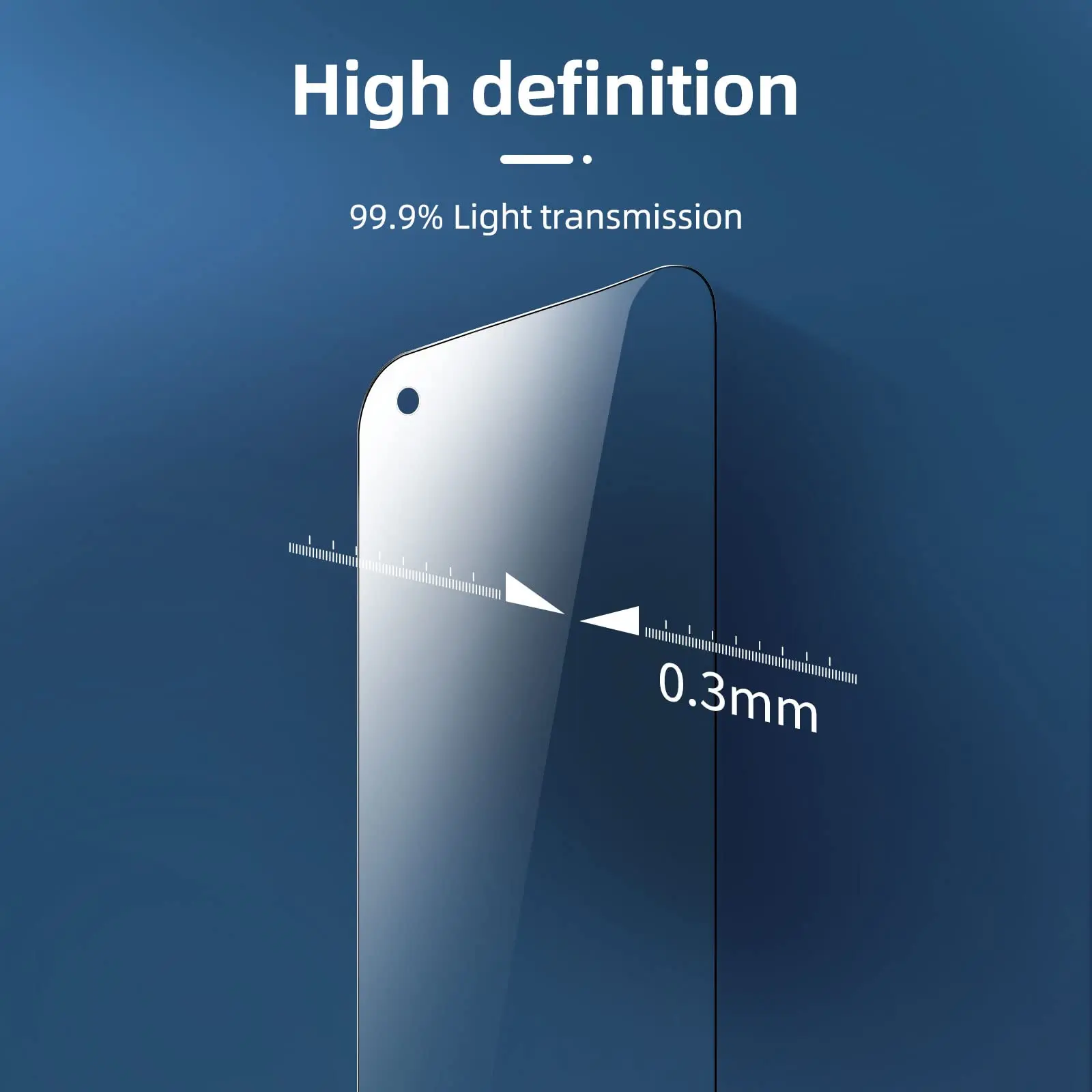 Screen Protector For OPPO A96, Tempered Glass  HD 9H High Aluminum Crystal Transparent Clear Anti Scratch Case Friendly