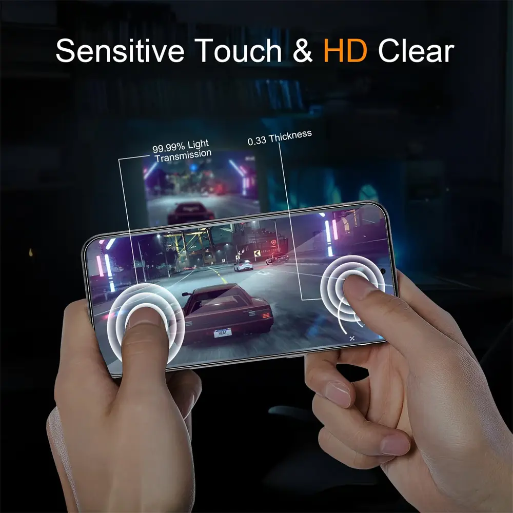 Screen Protector For Motorola Moto G Play 2024 6.5 inch Tempered Glass HD Crystal Mica 9H Anti Scratch Case Friendly Clear