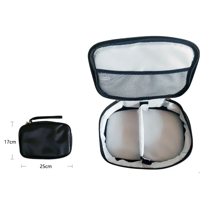Storage Bag for PS4 PS5 Dual Controller Portable Carrying Case DualSense Gamepad Travel Shockproof Handbag for Switch Pro/Xbox