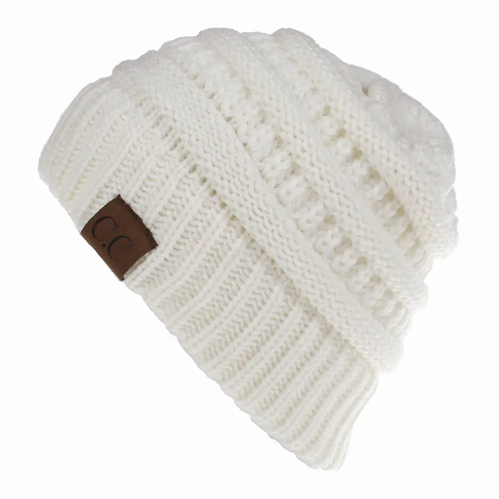 Knitted Hat  Autumn And Winter  Korean Version  Velvet Thickened Pullover Hat Ear Protector Head Cap  Outdoor Cycling Beanie
