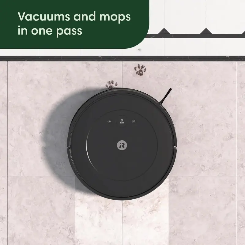 iRobot Roomba Robot Vacuum and Mop Combo (Y0140), Multi-Surface Cleaning, Smart Navigation Cleans,Self-Charging,Works with Alexa