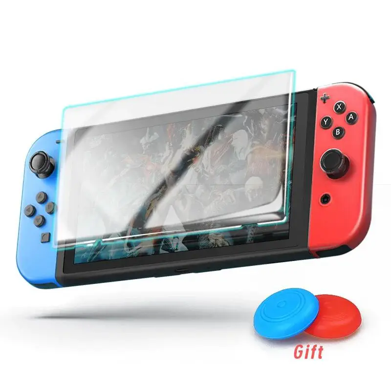 HD Tempered Glass for Nintendo Switch Screen Protector Compatible Nintendo Switch Clear Transparent 9H Protective Film