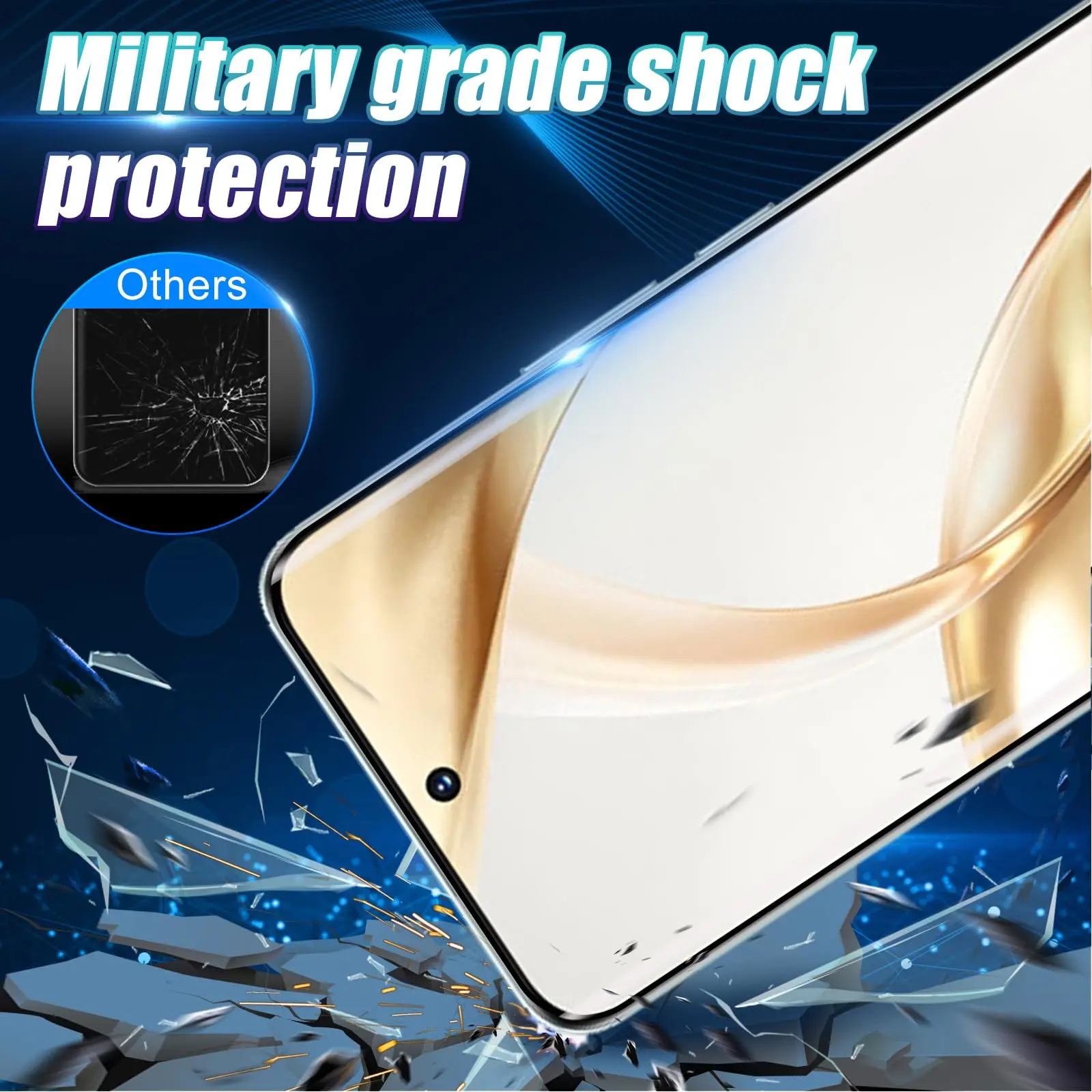 3D Screen Protector For Honor 200 Curve Tempered Glass HD Side Full Glue Transparent 9H High Aluminum