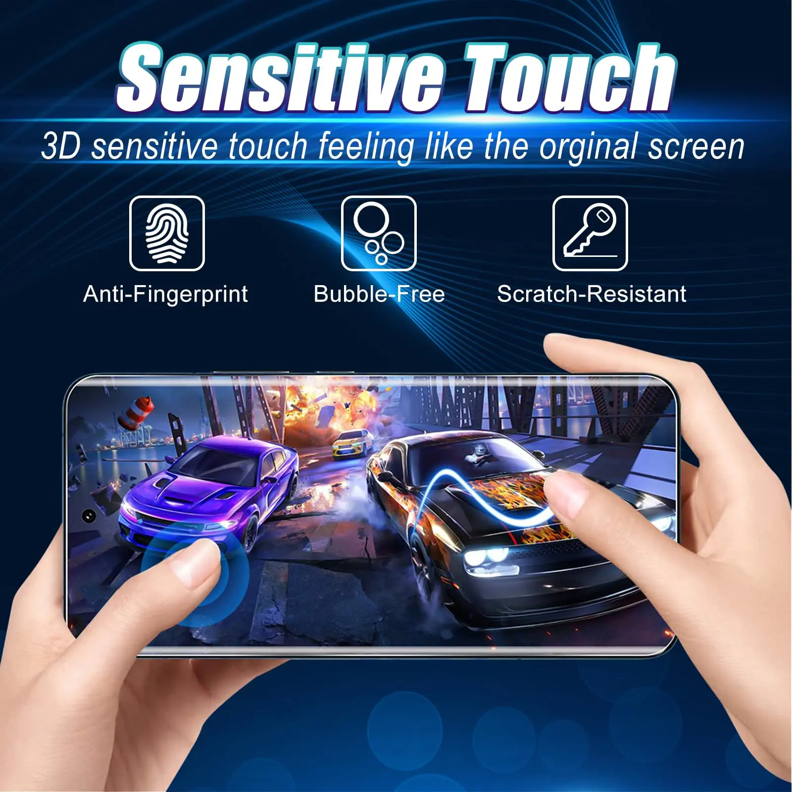 3D Screen Protector For Honor 200 Curve Tempered Glass HD Side Full Glue Transparent 9H High Aluminum