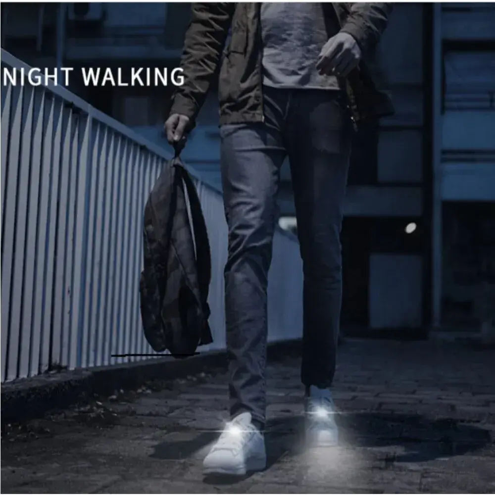 1pc LED Shoe Lights - Waterproof Clip-On Charms for Night Walking, Dog Walks & Cycling Safety