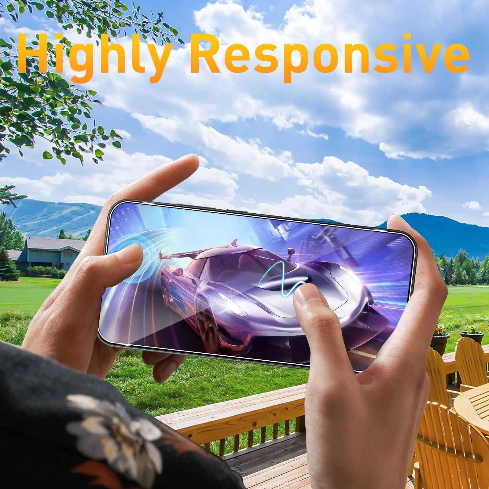 Screen Protector For POCO F7  6.83 inch, Tempered Glass HD Crystal 9H High Aluminum Anti Scratch Case Friendly