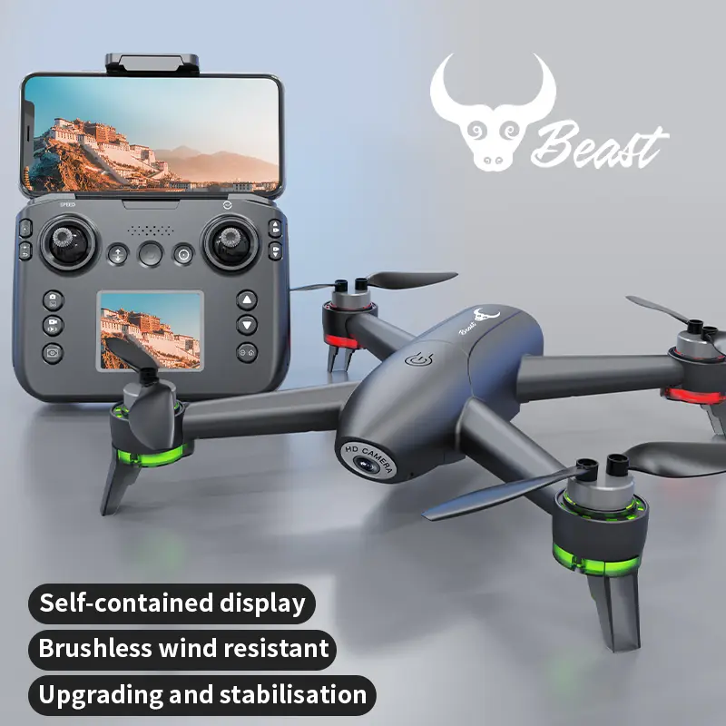 SG600 PRO Professional Dual HD Camera Drone Remote Control With Screen Automatic obstacle avoidance Brushless RC Quadcopter