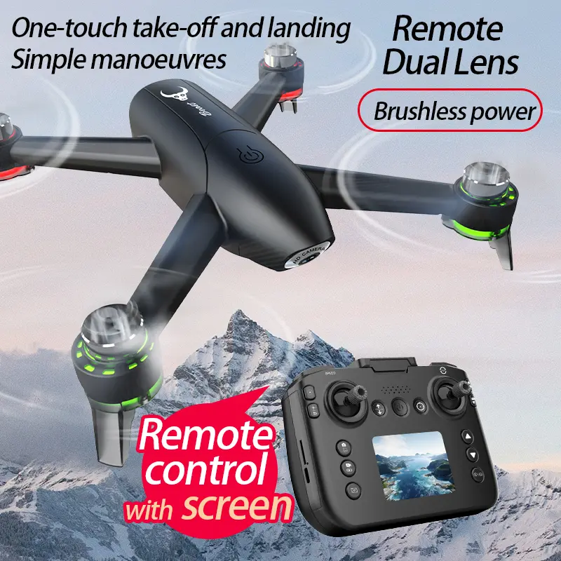 SG600 PRO Professional Dual HD Camera Drone Remote Control With Screen Automatic obstacle avoidance Brushless RC Quadcopter