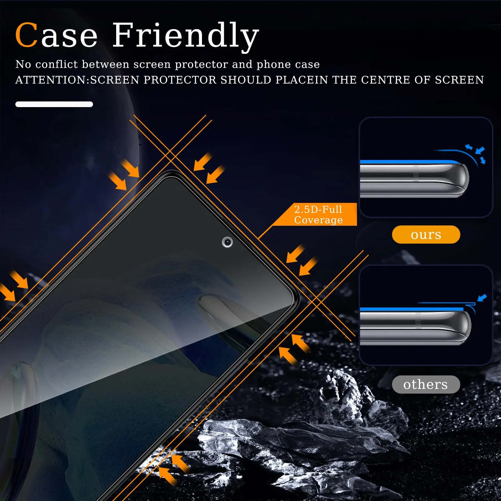 Anti Spy Screen Protector For Redmi Note 12 4g 5g Tempered Glass 9H Privacy Peep Scratch High Aluminum Case Friendly