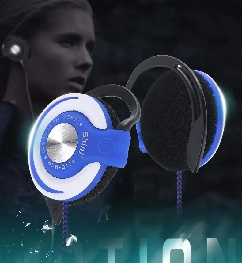 Auriculares Con Gancho Para La Oreja, Audífonos Con Cable De Bajo Ruido, HIFI, Graves Pesados, Auriculares De Música Ajustable
