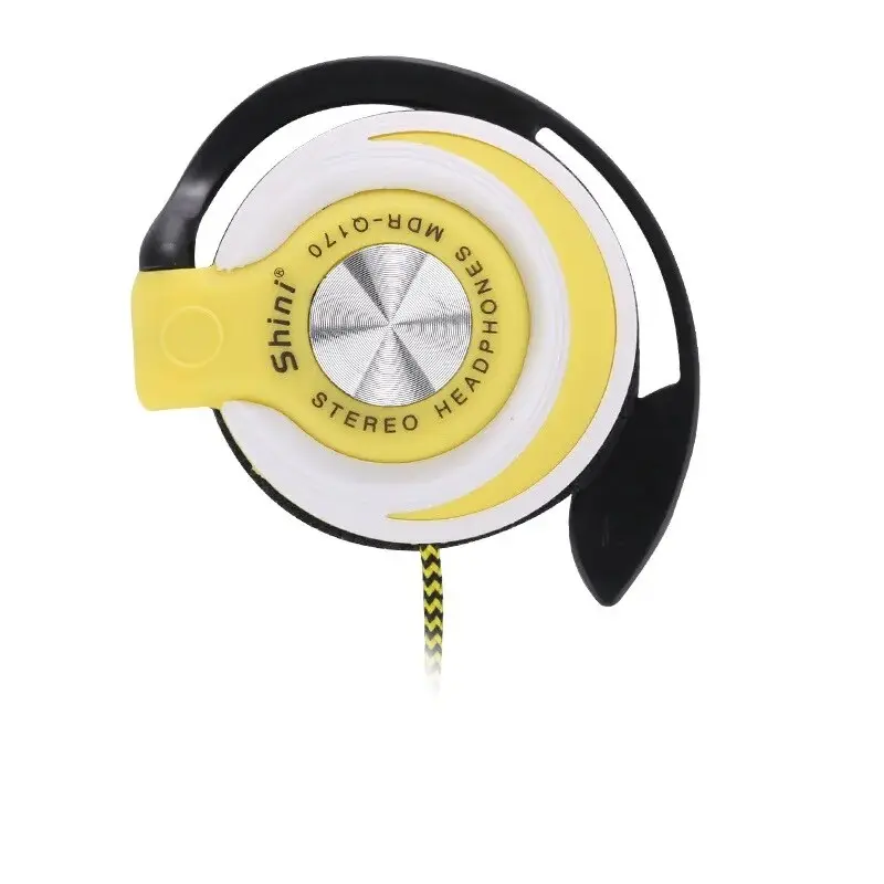 Auriculares Con Gancho Para La Oreja, Audífonos Con Cable De Bajo Ruido, HIFI, Graves Pesados, Auriculares De Música Ajustable