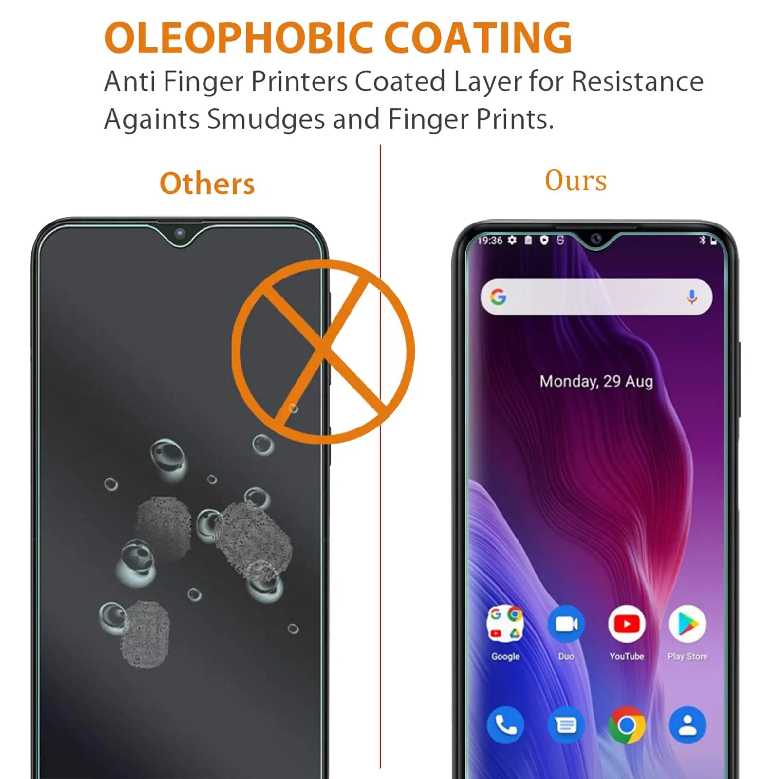 Screen Protector For CUBOT P60 6.52 inch Tempered Glass HD Crystal  mica 9H Anti Scratch Case Friendly High Aluminum