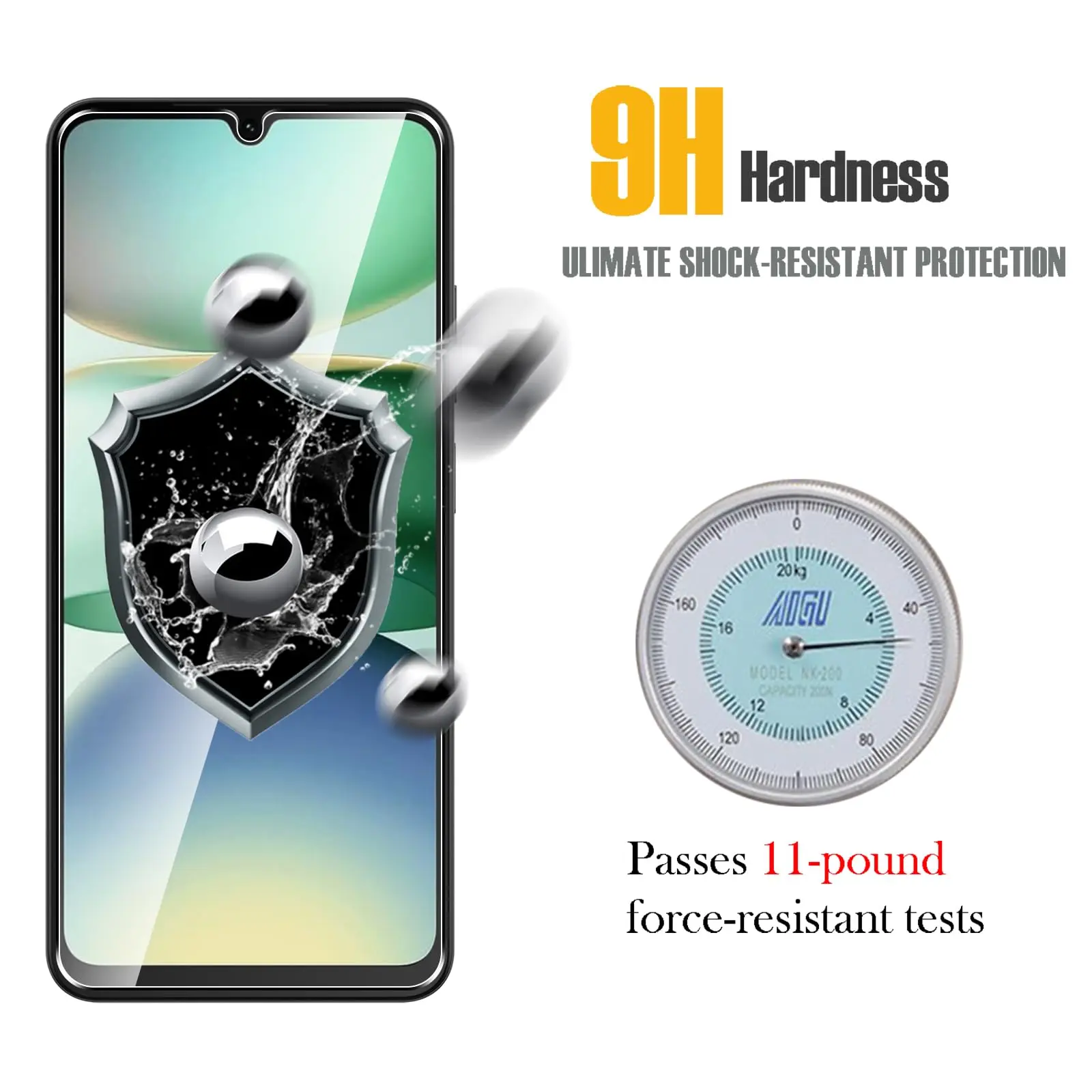 Screen Protector For Xiaomi POCO C71 C75 Tempered Glass HD Crystal High Aluminum 9H Anti Scratch Case Friendly