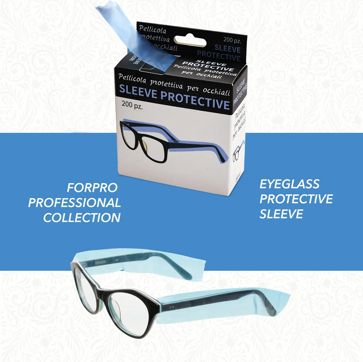 200pcs Salon Glasses Leg Sleeves Cover Pro Barber Dying Coloring Disposable Eyeglasses Protector Barbershop Stylist Tool Supplie