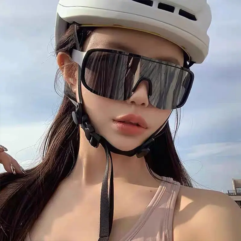 Riding Goggles Oversized Mountaineering Outdoor Sports Sunglasses with Myopia Glasses Protective Sleeve Mirror
