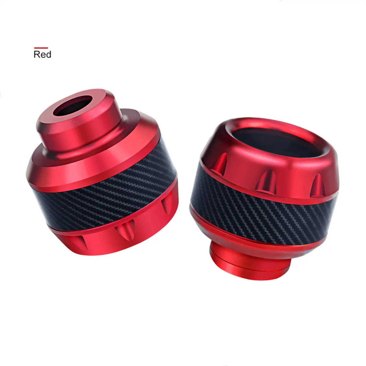 2Pcs Aluminum Alloy Motorcycles Falling Protector Explosion-Proof Front Wheel Fork Resistance Cup Slider Crash Fall Protector
