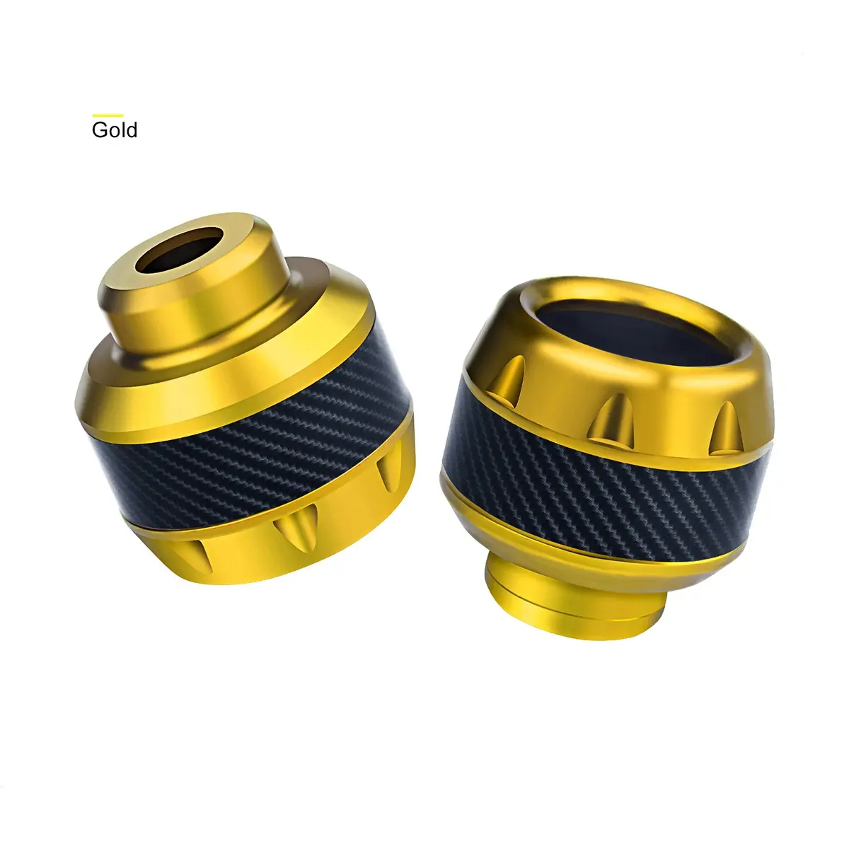 2Pcs Aluminum Alloy Motorcycles Falling Protector Explosion-Proof Front Wheel Fork Resistance Cup Slider Crash Fall Protector