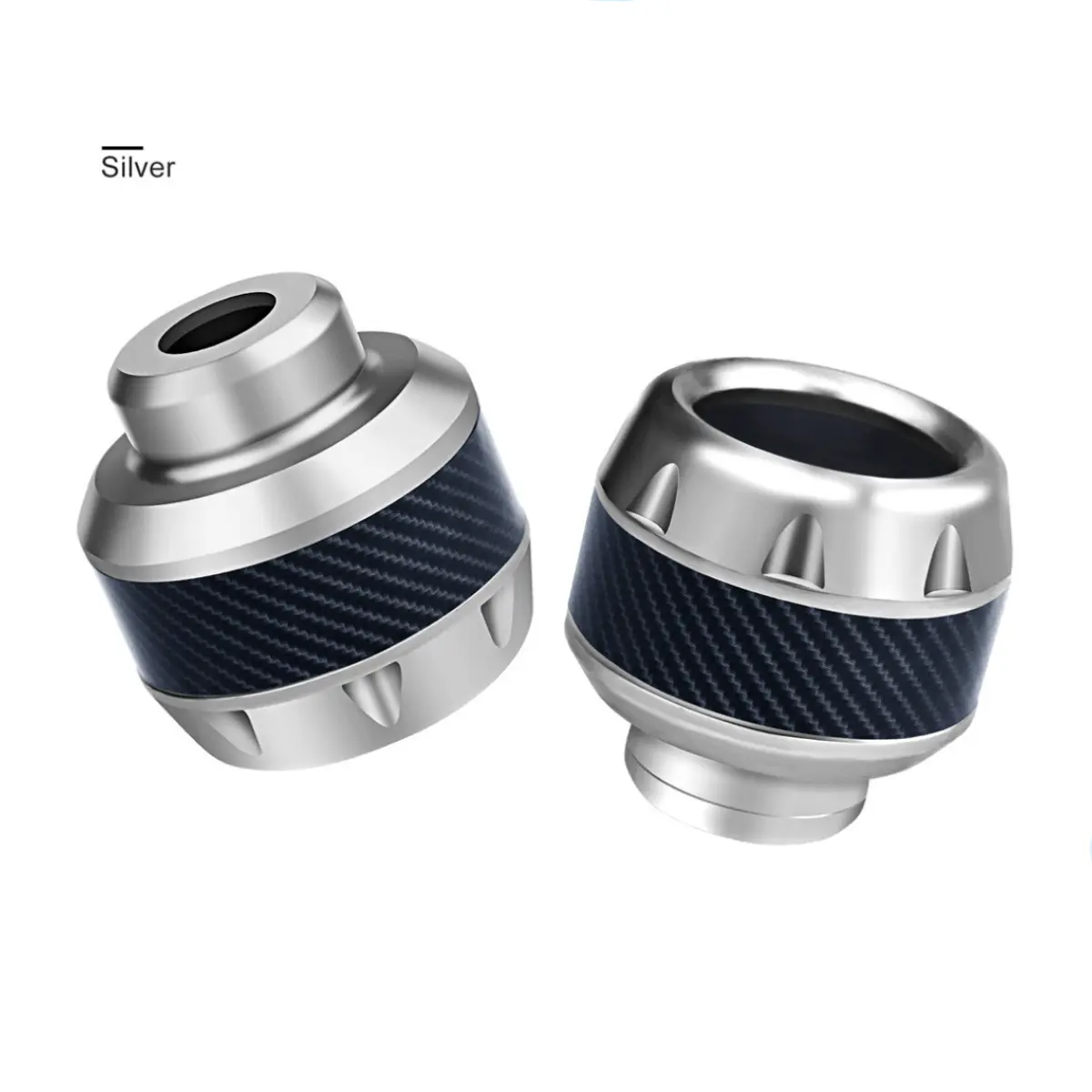 2Pcs Aluminum Alloy Motorcycles Falling Protector Explosion-Proof Front Wheel Fork Resistance Cup Slider Crash Fall Protector