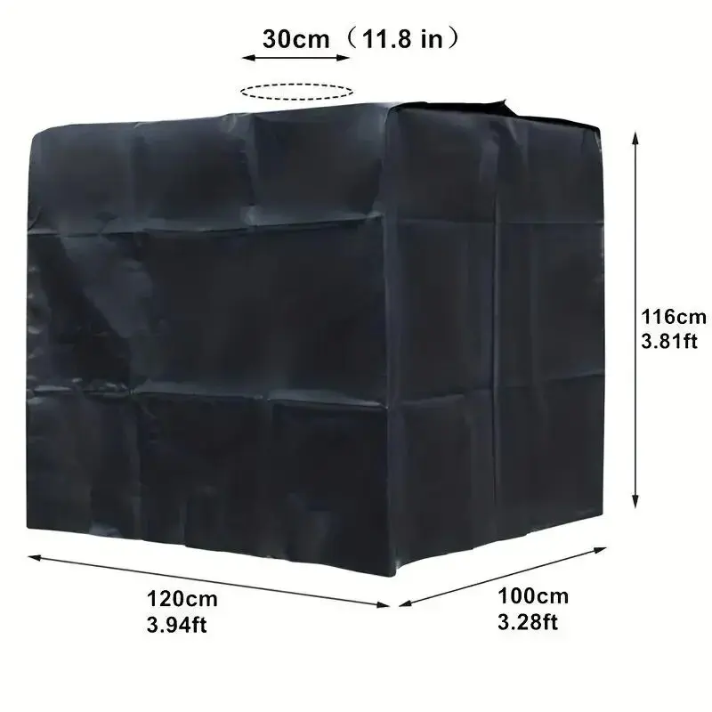 1pc Bucket Cover 1000L Outdoor Water Tank Cover Thermal Insulation Factory Waterproof and Dustproof Bucket Cover