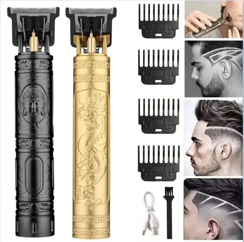 Electric Hair Cutting Machine Portable Vintage Trimmer USB Fast Charging Shaver Barber Cordless Beard Clippe Professional Barber