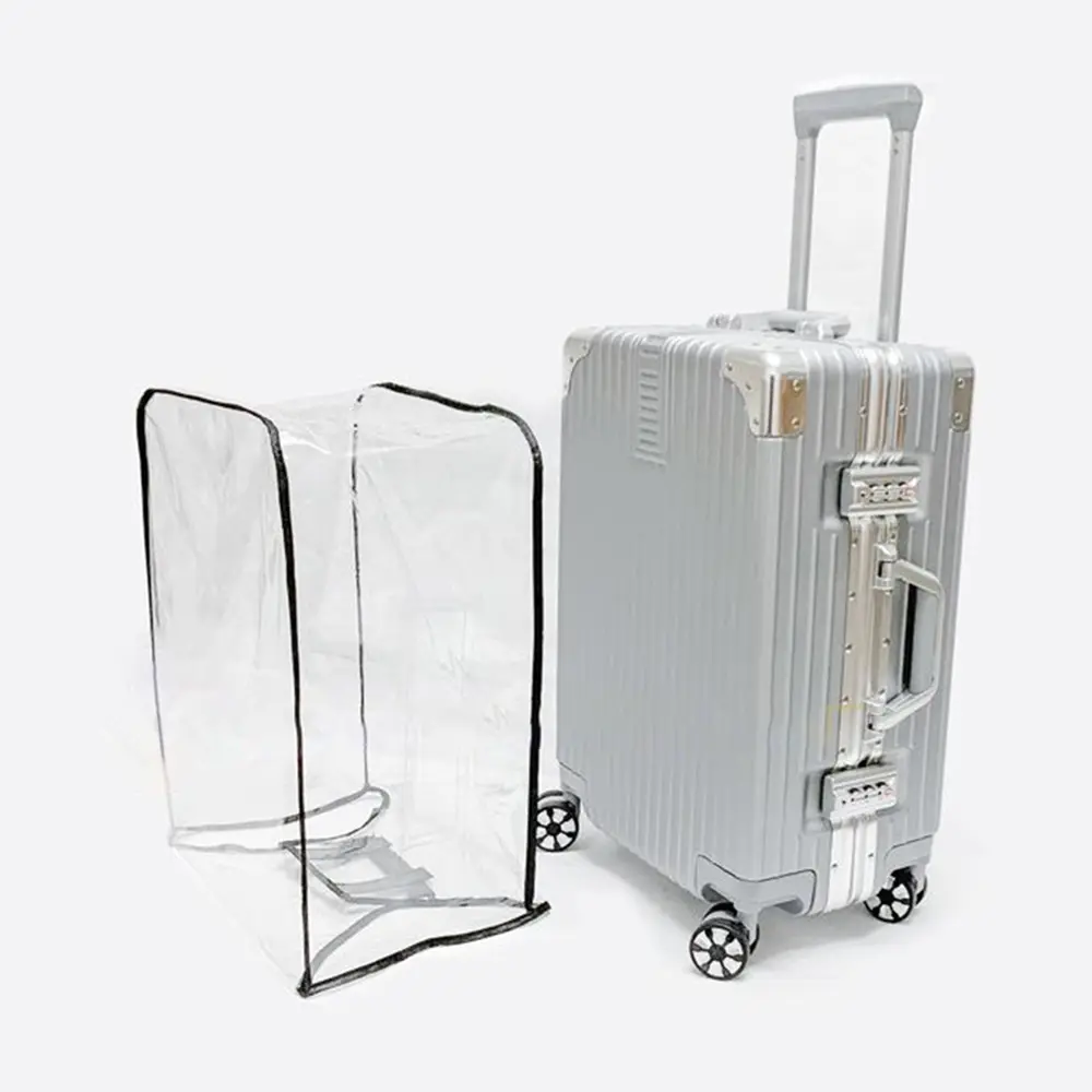 1PC Luggage Protective Case Transparent Rod Case Travel Case Dust Cover Waterproof Wear Protective Case Cover
