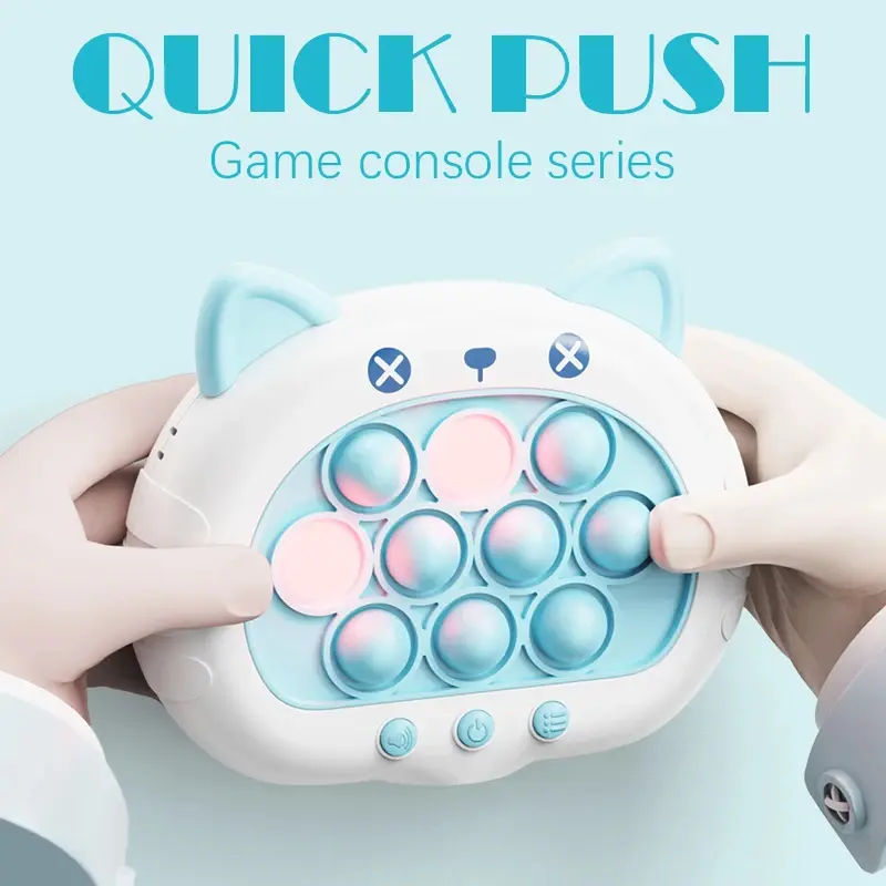 Kids Popular Mole Game Machine Multi-Level Logic Puzzle Toy with Stress Relief Cognitive Training Educational Gift for Children