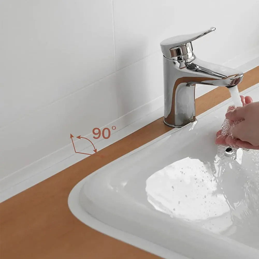Caulk Tape Waterproof Self Sealing Tape PVC Caulking Strip for Bathroom Kitchen Shower Sink Countertop Floor Wall Edge Protector