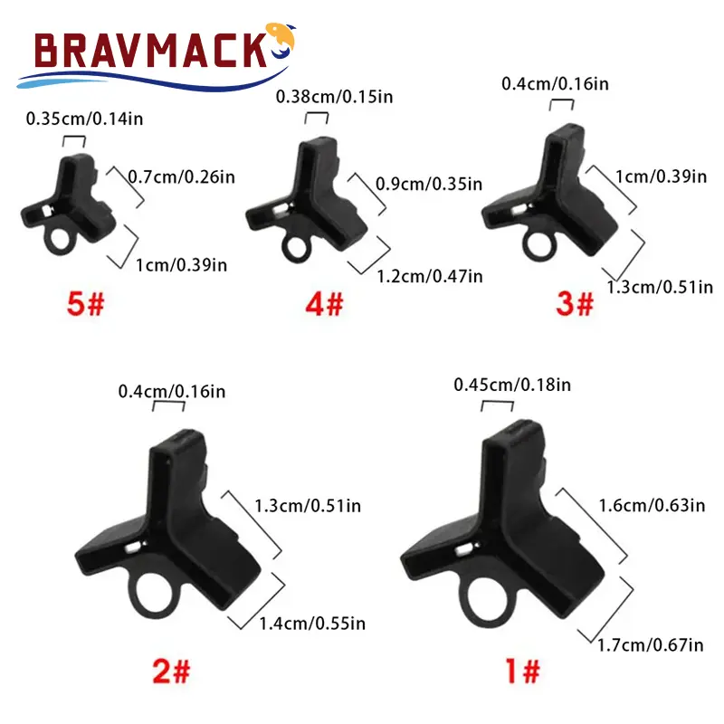 50PCS Clear/Black/green Lightweight And Durable Treble Hooks Sheath Case Safety Protector Holders Case Bonnets Hook Cover