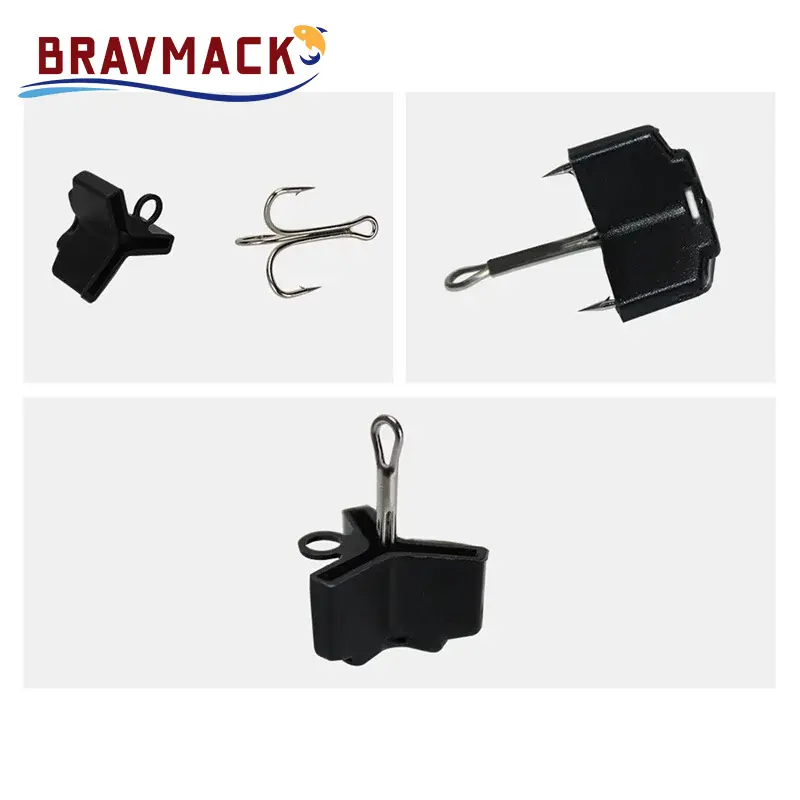 50PCS Clear/Black/green Lightweight And Durable Treble Hooks Sheath Case Safety Protector Holders Case Bonnets Hook Cover