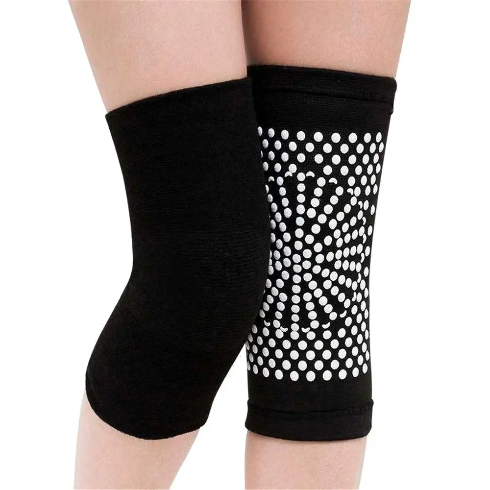 2PCS New Self Heating Knee Braces Sleeve Tourmaline Knee Support Far Infrared Keep Warm Knee Pads