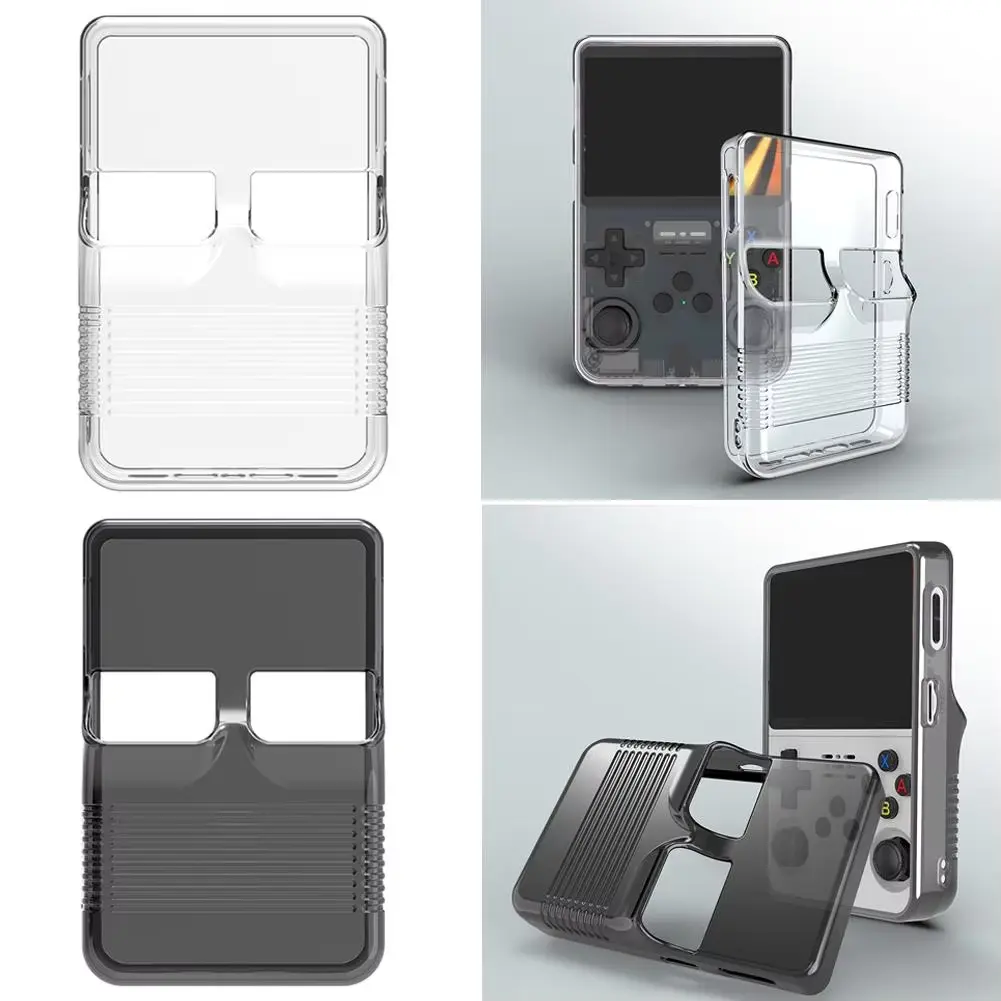 TPU Transparent Case for R36S Handheld Game Console Anti-scratch Waterproof Protective Shell for R36S Game Accessories