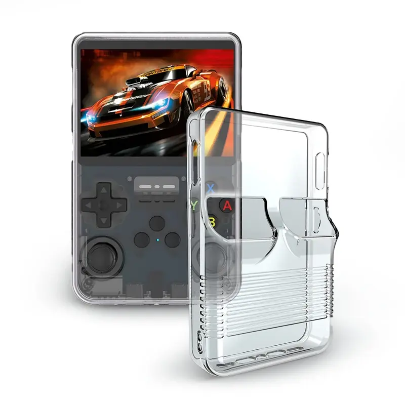 TPU Transparent Case for R36S Handheld Game Console Anti-scratch Waterproof Protective Shell for R36S Game Accessories