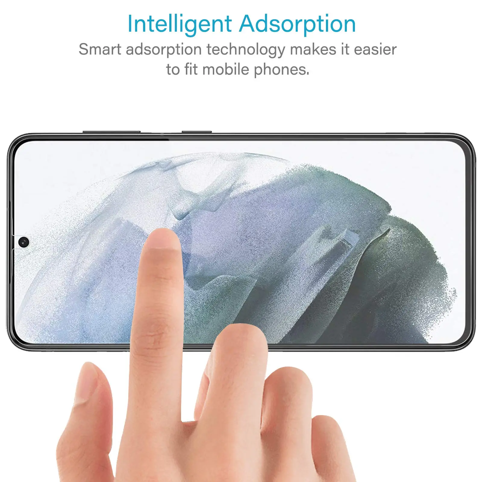 Screen Protector For Galaxy S21 Plus Samsung Tempered Glass HD Crystal 9H High Aluminum Crystal Clear Fingerprint Unlock