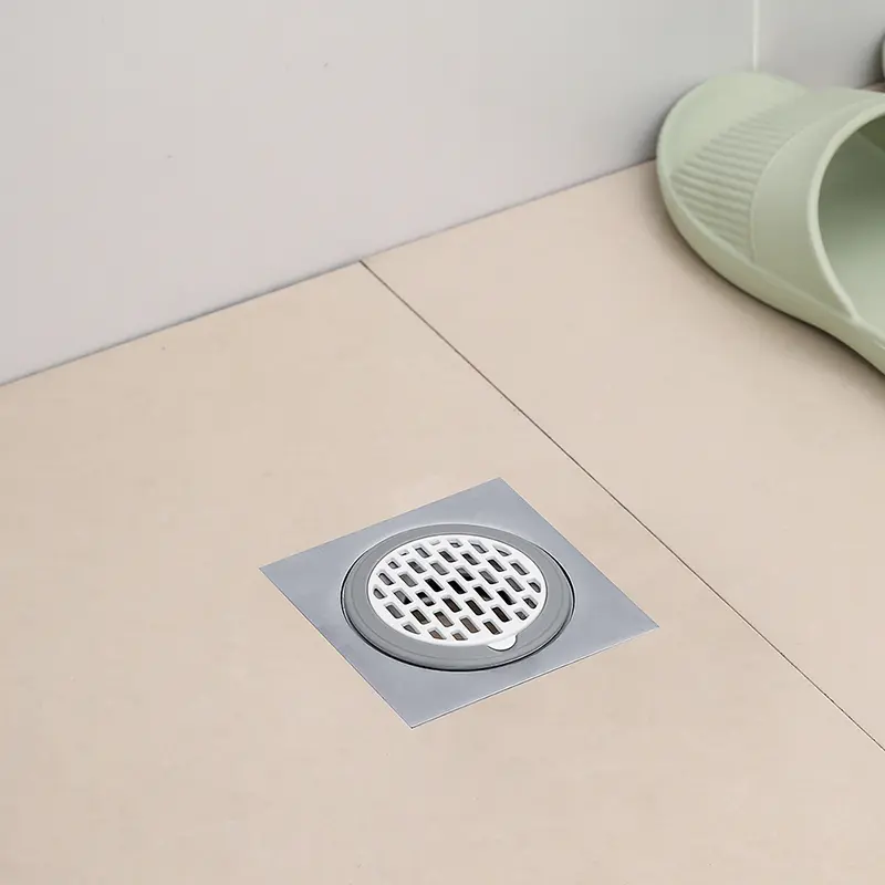 Plastic Bathroom Sink Drain Strainer Hair Catcher Hair Stopper Shower Drain Covers Kitchen Silicone Anti Odor Floor Drain