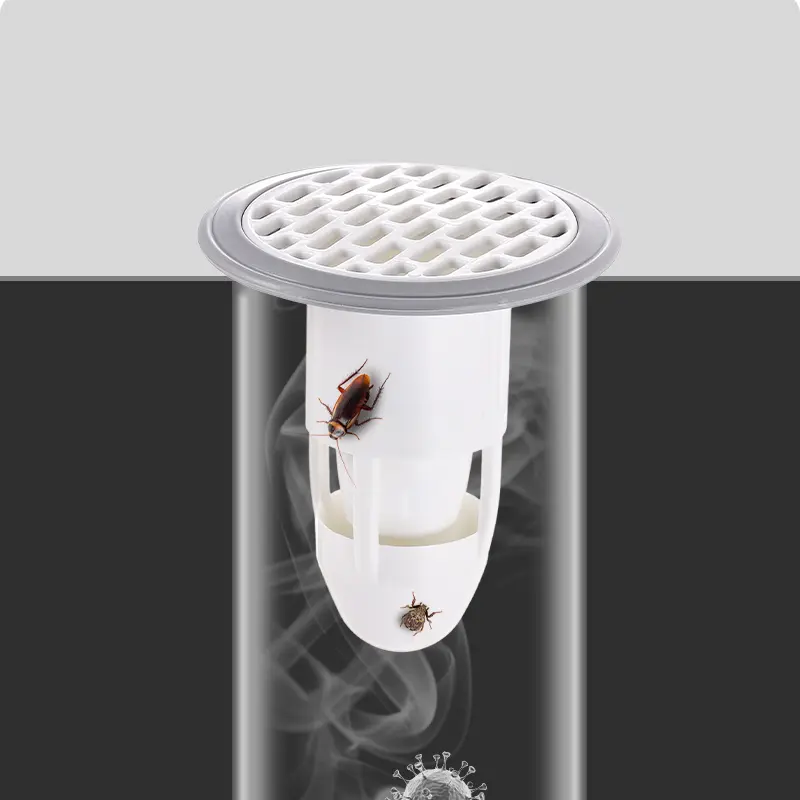 Plastic Bathroom Sink Drain Strainer Hair Catcher Hair Stopper Shower Drain Covers Kitchen Silicone Anti Odor Floor Drain