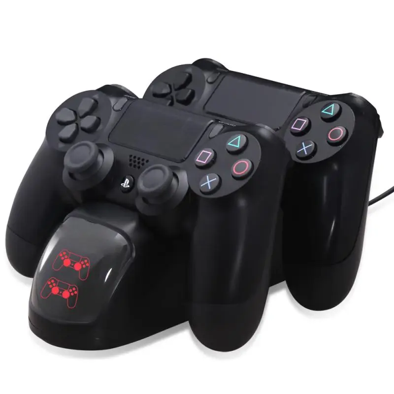 PS4 Charging Station Controller Charger For Wireless PS4 USB Dual Dock Station For Playstation 4 Slim / PS4 Pro