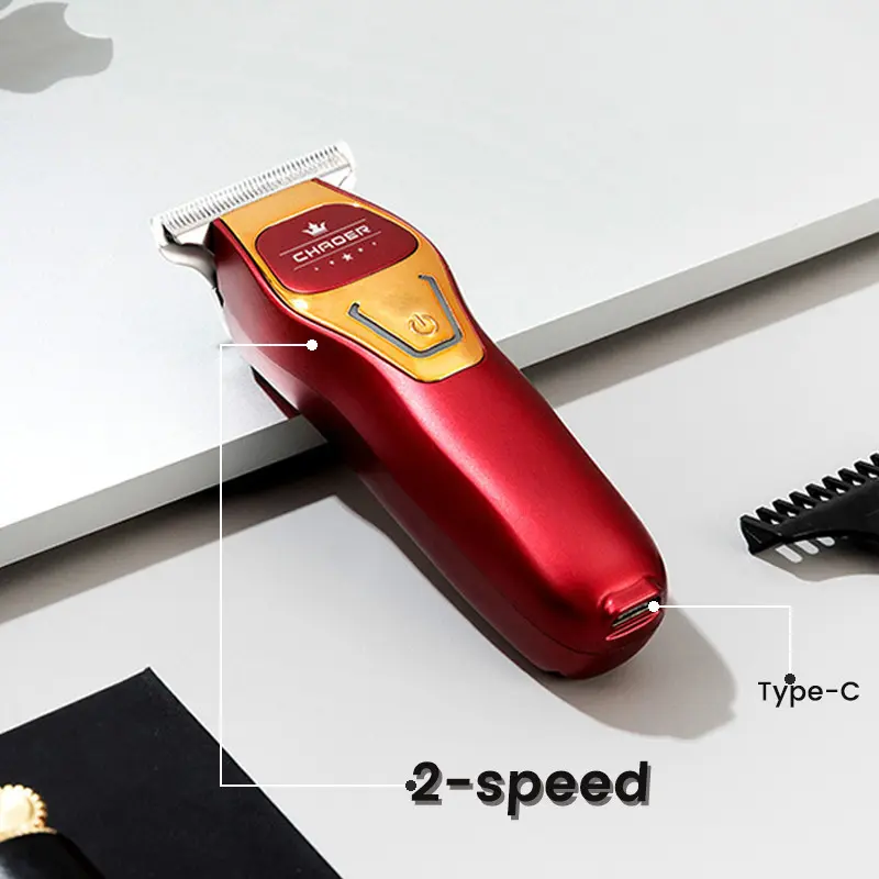 CHAOER Powerful Professional Hair Trimmer Men 0 MM T Blade Electric Clipper Rechargeable Barber Haircut Shaver