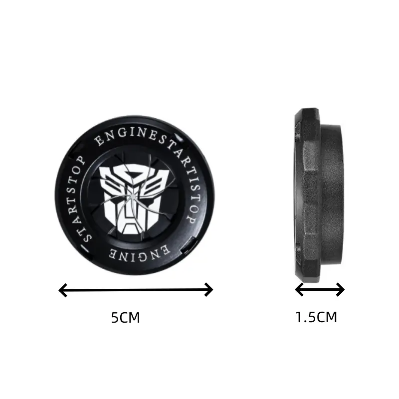 Car Onekey Start Stop Button Cover Car Interior Decor Engine Ignition Start Switch Protective Cover Motorcycle Start Ring