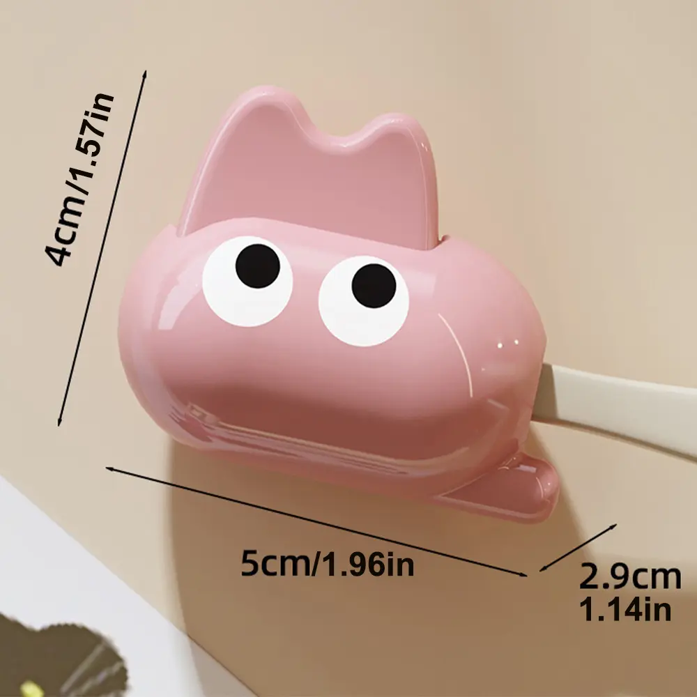 3PCS cartoon toothbrush protective storage case, travel portable toothbrush cover, dust cover, household storage box A-DH