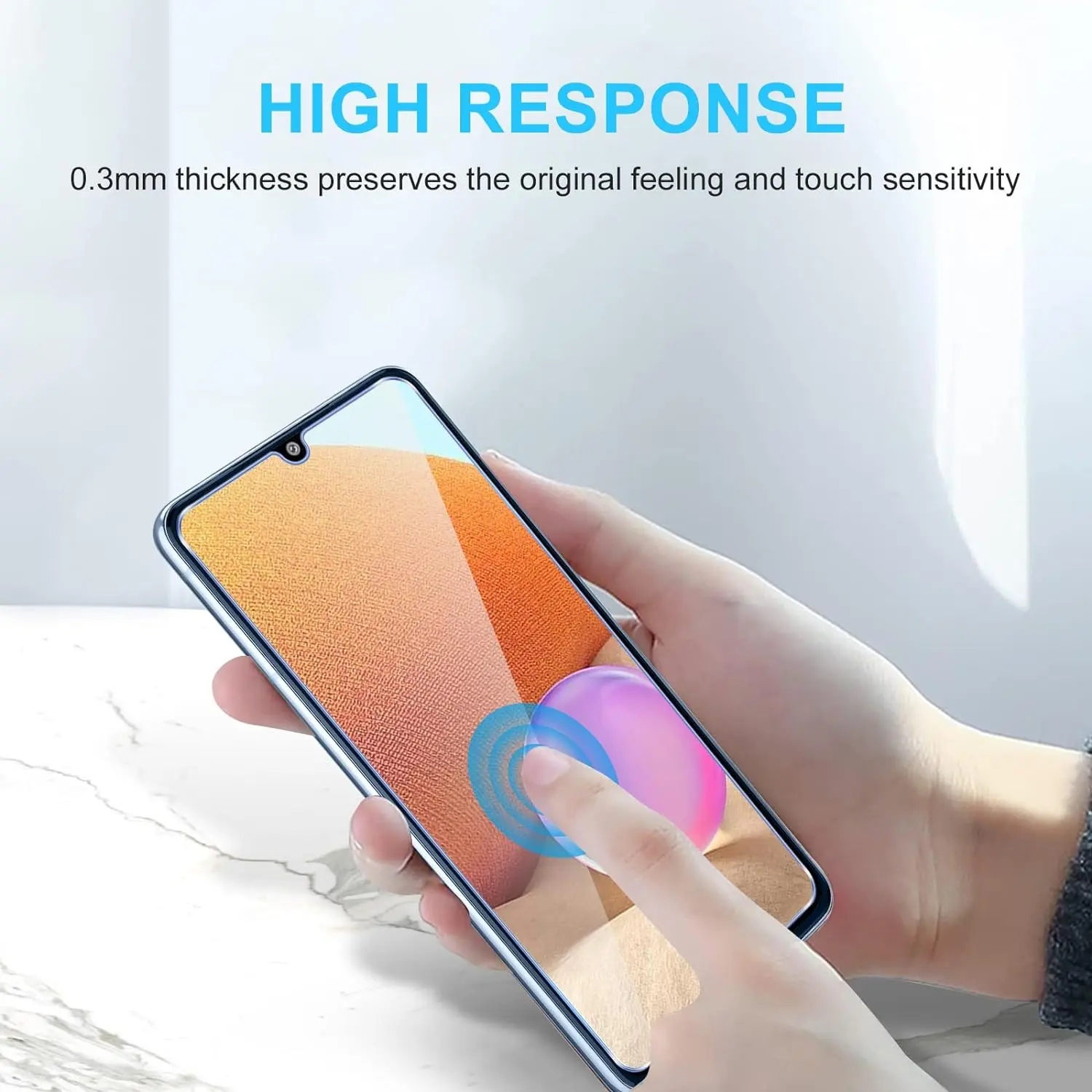 Screen Protector For Samsung Galaxy A32 4G 6.4 Tempered Glass HD Crystal High Aluminum 9H Anti Scratch Case Friendly
