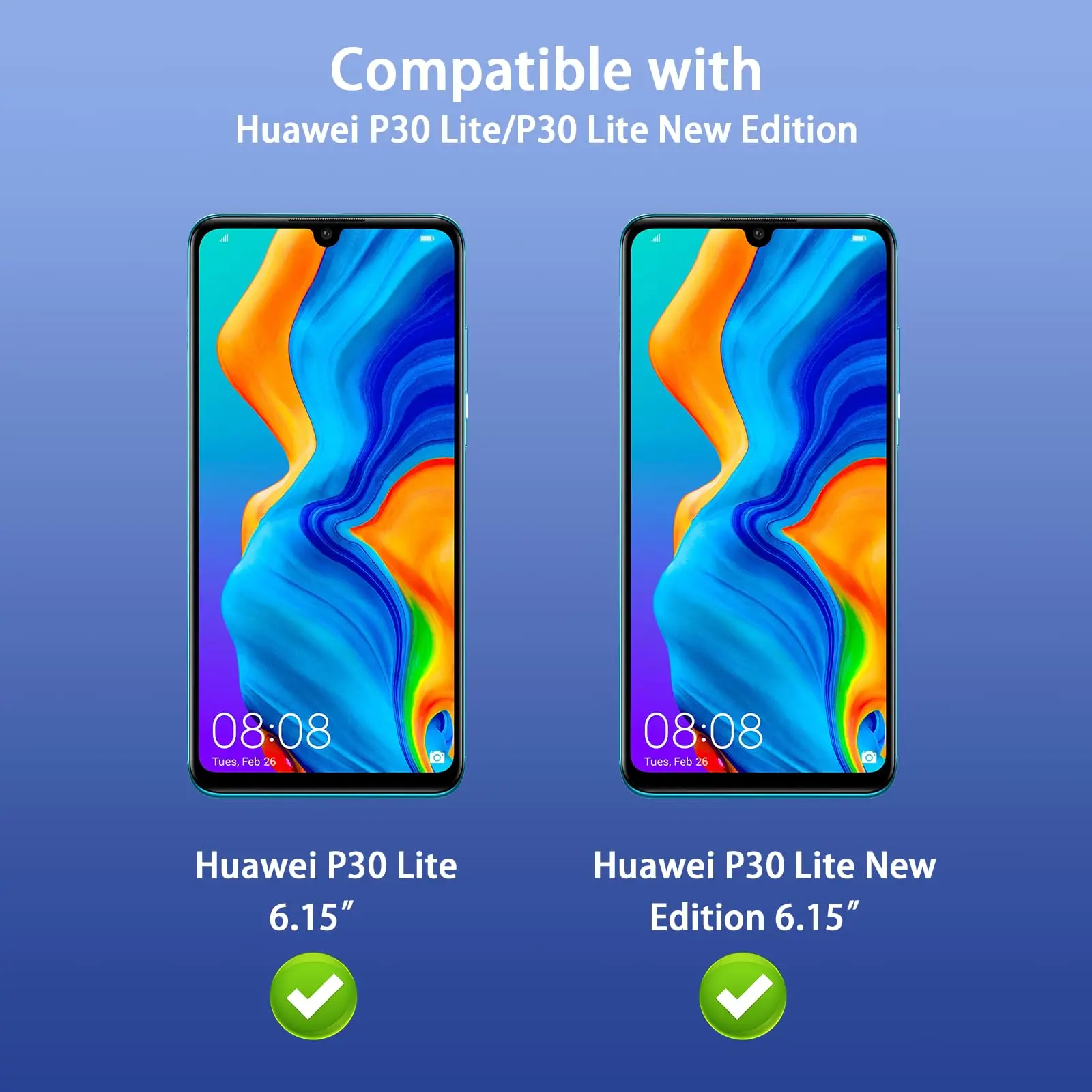 2-4  pcs Anti Spy Screen Protector For Huawei P30 Lite, Tempered Glass 9H Privacy Peep Scratch High Aluminum Case Fit
