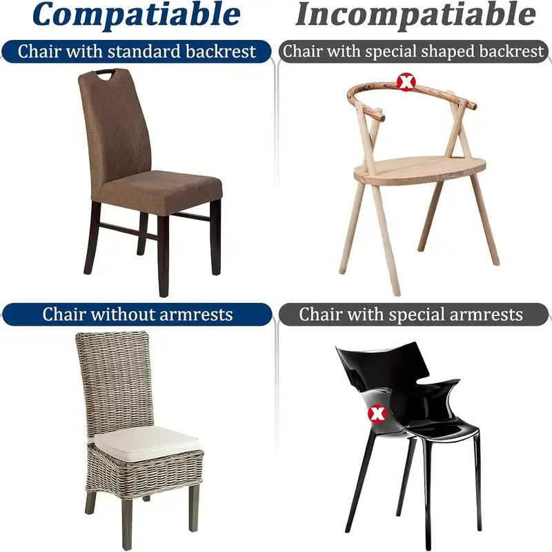 1/2/4pcs Clear EVA Seat Protectors For Dining Room, Waterproof And Dustproof Chair Slipcover.Plastic Dining Chair Covers