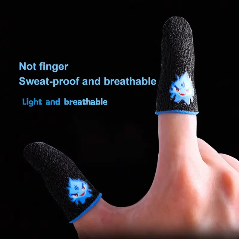 1Pair Finger Cover Suitable for PUBG Mobile Game Finger Cover Breathable Game Controller Touch Screen Game Thumb Gloves
