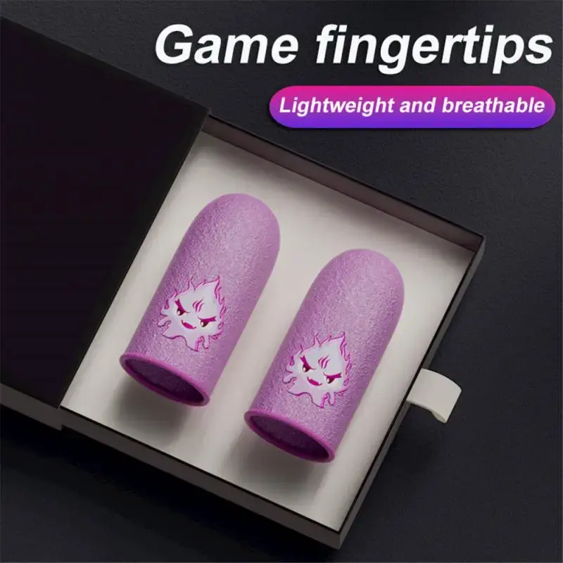 1Pair Finger Cover Suitable for PUBG Mobile Game Finger Cover Breathable Game Controller Touch Screen Game Thumb Gloves