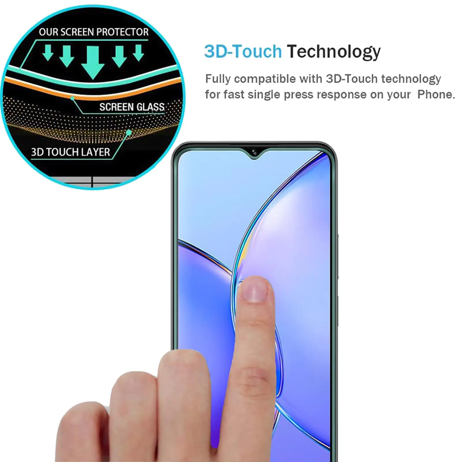 Screen Protector For VIVO Y18 Y18e Y17s Tempered Glass HD Crystal High Aluminum  9H Clear Case Friendly