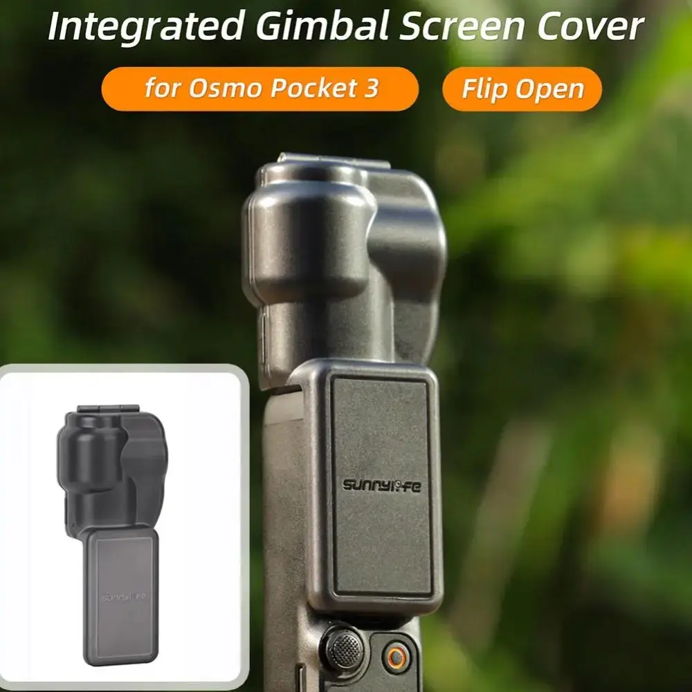 For DJI Osmo Pocket 3 Silicone Protective Cover Gimbal Lens Screen Protective Case Accessories Camera Protective Cover
