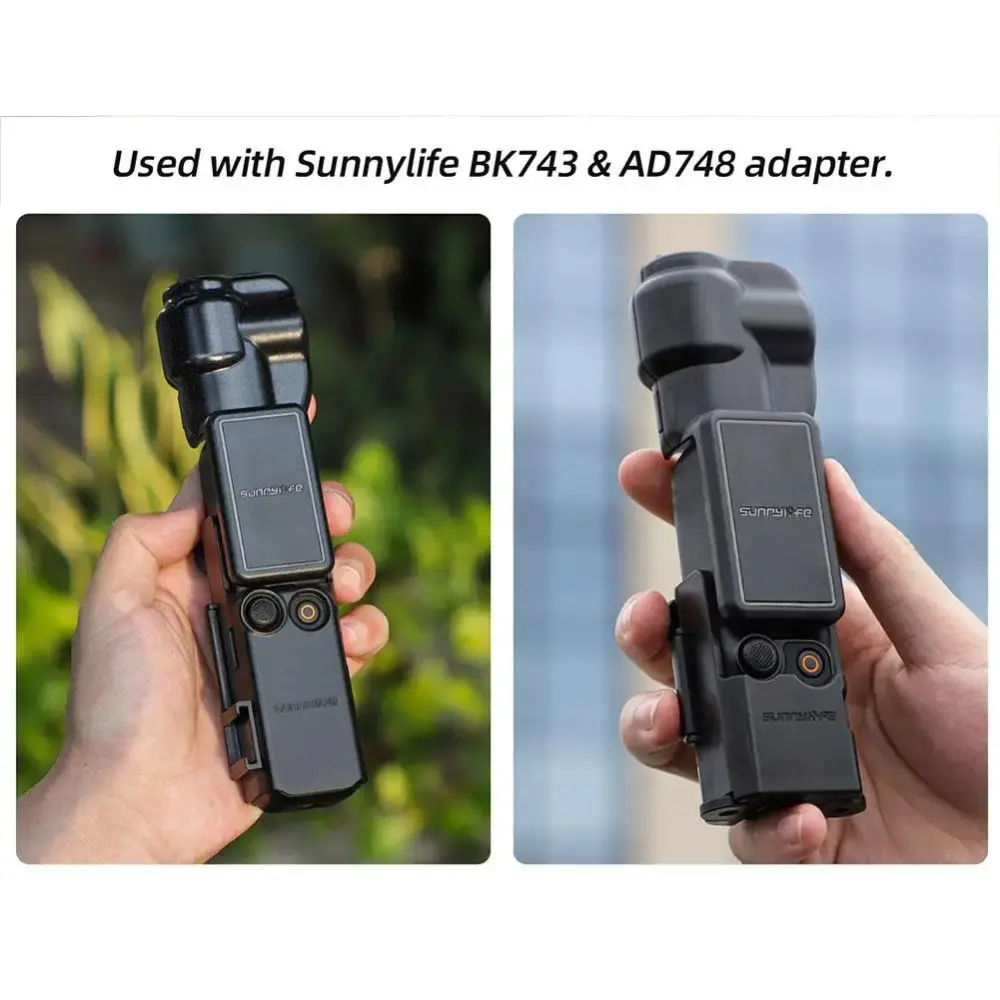 For DJI Osmo Pocket 3 Silicone Protective Cover Gimbal Lens Screen Protective Case Accessories Camera Protective Cover