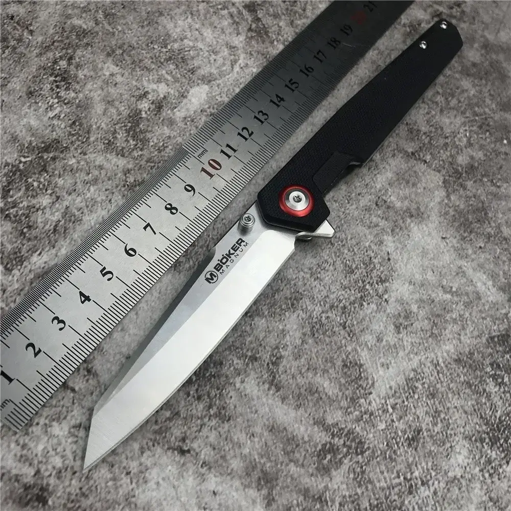 RU Stock Boker Magnum Folding Pocket Knife G10 Handles Ourdoor Tactical Utility Tools For Hunting Camping Self Defense EDC Tool