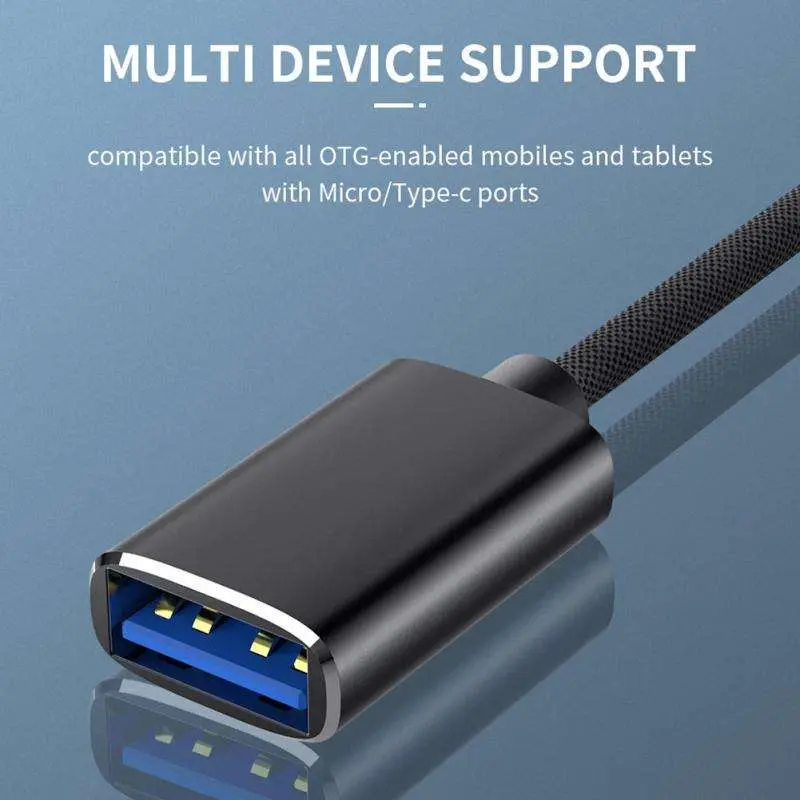 Type-c Android Two-in-one OTG Android USB3.0 U Disk Adapter Cable Mobile Phone Charging Cable USB Cable