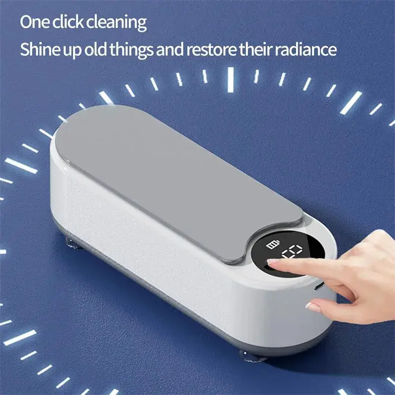 450ml Ultrasonic Cleaner Multi-function High Frequency Vibration Portable Household Cleaning Machine Jewelry Ring Glasse